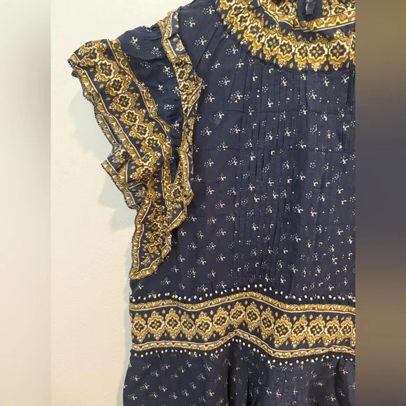 Excellent SEA NEW YORK Arlita Flutter Sleeve Tunic Dress โ Size Small - Picture 4 of 16